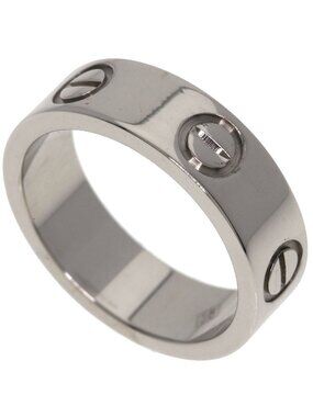 Cartier Love Ring 49 18k White Gold